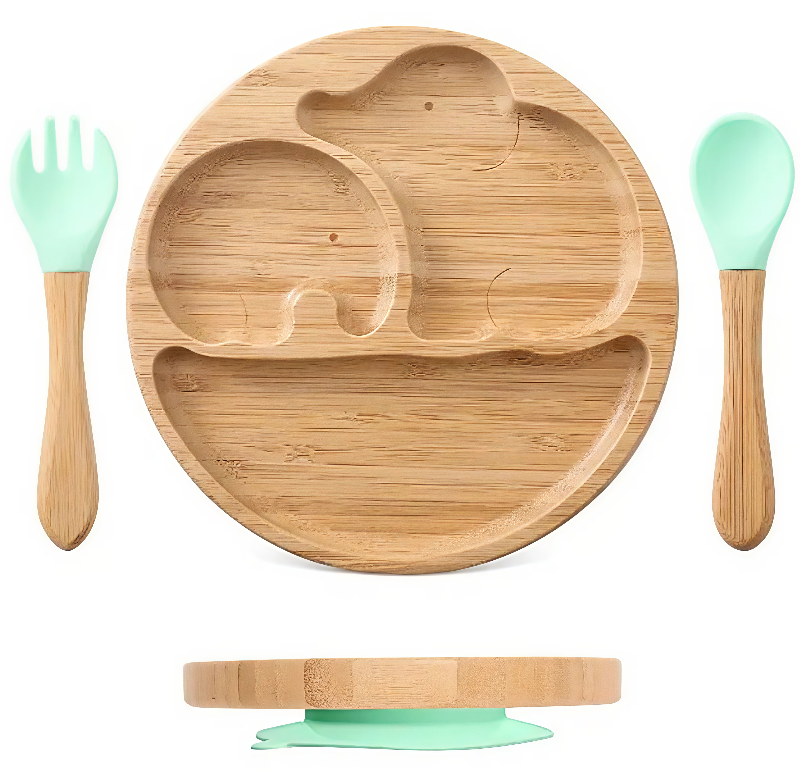 Little Trays Bamboo Dining Set