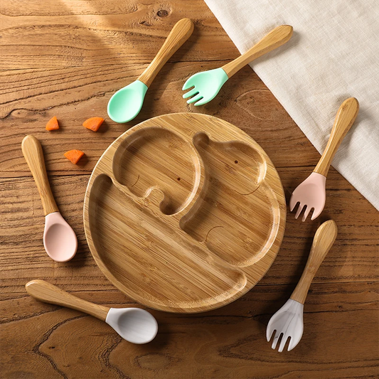 Little Trays Bamboo Dining Set