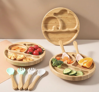 Little Trays Bamboo Dining Set