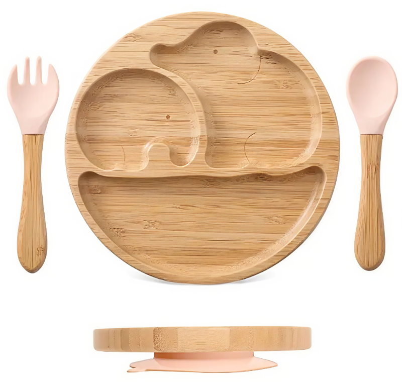 Little Trays Bamboo Dining Set