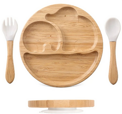 Little Trays Bamboo Dining Set